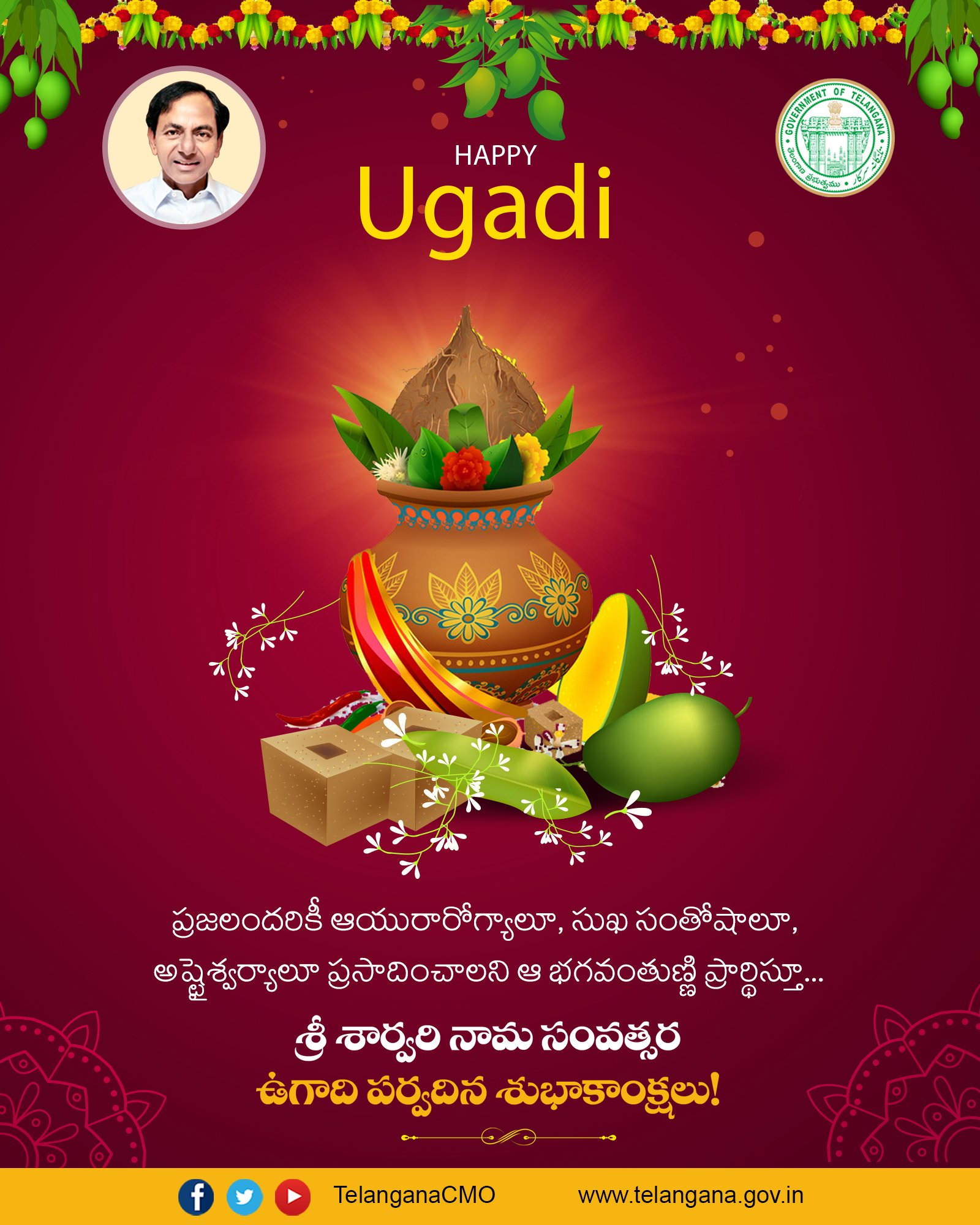 Happy Ugadi In Telugu