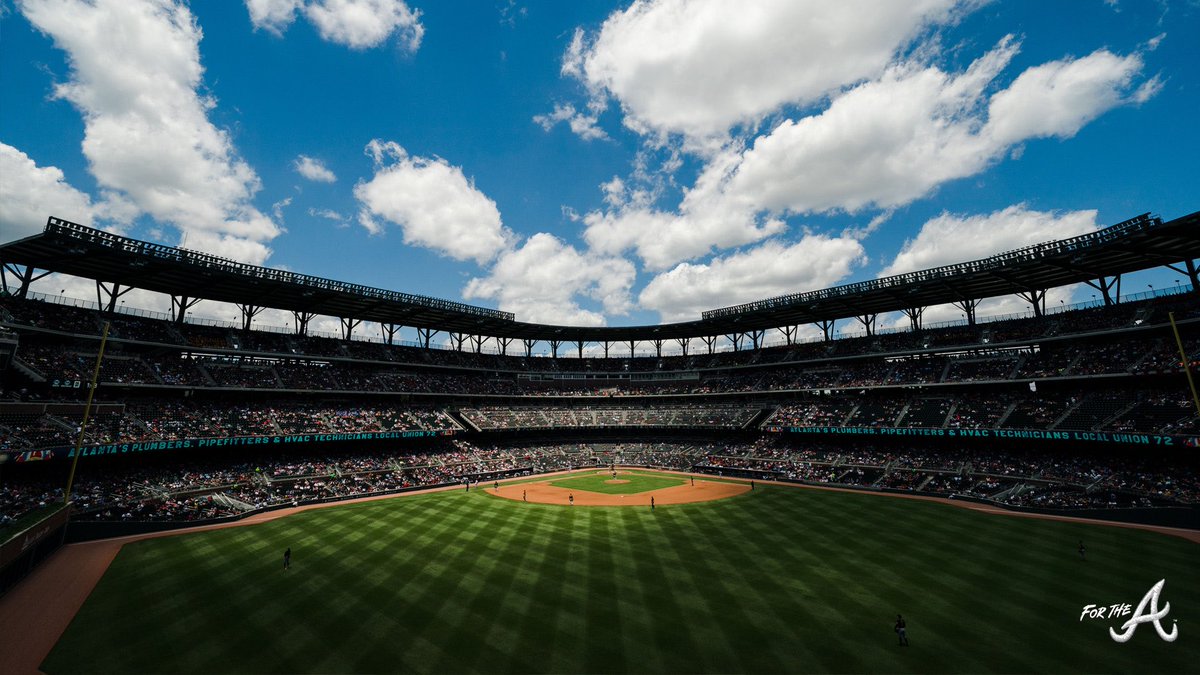 Braves's tweet photo. Why work from home when you can work from the ballpark? 😉

Use these Braves backgrounds on your next video conference call! https://t.co/31mXzp2Y55