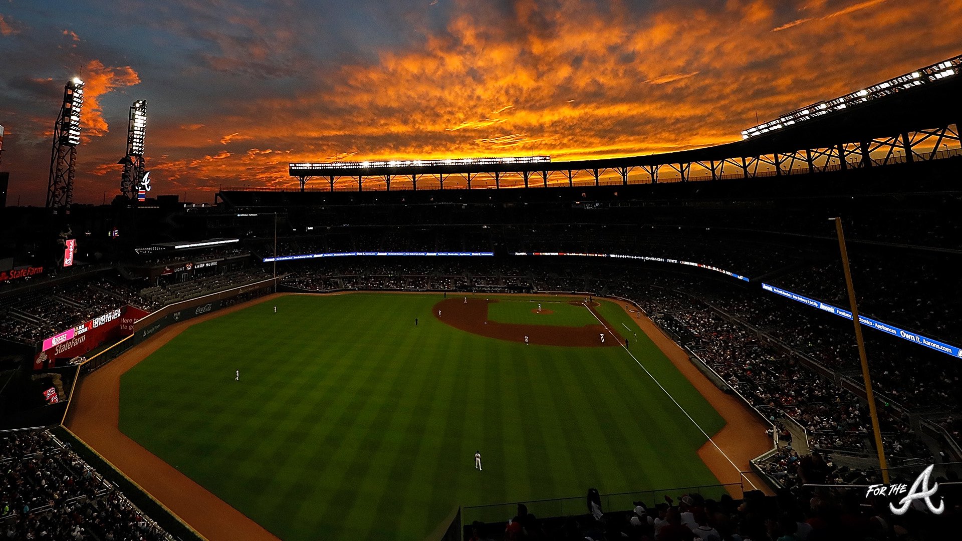 atlanta braves stadium wallpaper