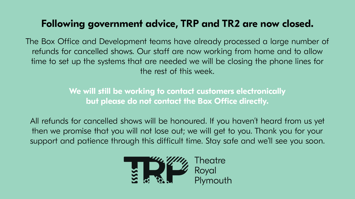 Theatre Royal Plymouth (@trplymouth) on Twitter photo 