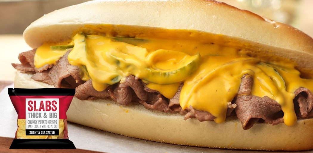 It's 'National Cheese Steak Day' the gut busting taste sensation made famous in Philadelphia, but we reckon it could be improved with a side order of SLABS!
#snacksensation #slabs