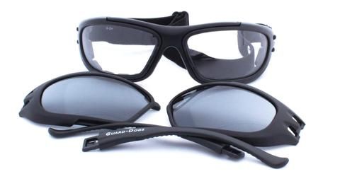 Guard_Dogs's tweet photo. Don’t get your hands dirty without the proper protection 👓
The G100 kit w/ clear &amp; smoke lenses provides the right protection for hostile work environments! They include:
-Interchangeable temple-strap system
-Medium- large frame &amp; lense area
-Optical grade polycarbonate lenses https://t.co/d50Ww5vOf1