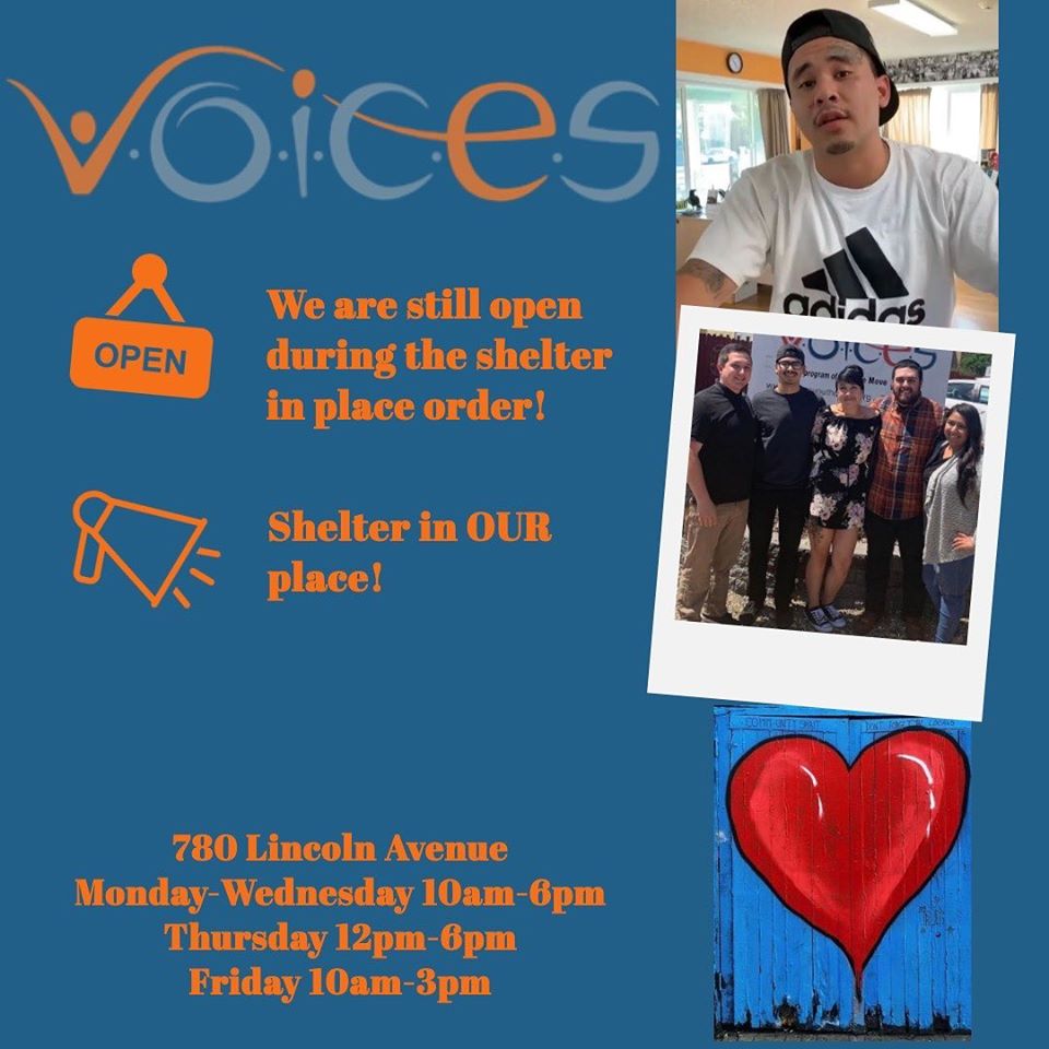 We are open and offering services to transition-age youth! Our parent organization, On The Move, and many of our sibling programs are also offering resources and services. For more information, visit: onthemovebayarea.org/covid-19