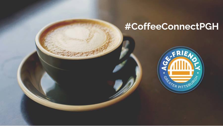 AgeFriendlyPGH's tweet photo. We’re hosting our first *virtual* #CoffeeConnectPGH! Sign up for @JHForg’s free Virtual Senior Academy, then register for the “course” (Thursday 3/26 at 9am). BYOC... cup! 💛 https://t.co/TI5b4YfJTw https://t.co/cDGNlP6S1l