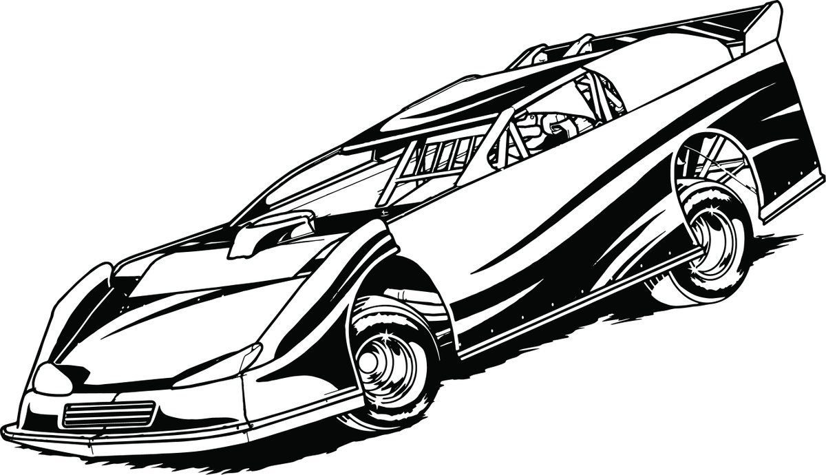 World Of Outlaws Late Models On Twitter Got Some Creative Youngsters Around The House Have Them Color Up This Late Model And Feel Free To Share It With Us When It S Done