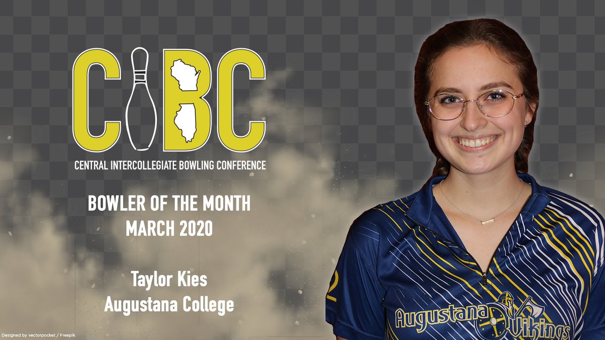 CIBC (@cibc_bowling) on Twitter photo The final #CIBC Bowler of the Month for the 2019-20 season is Taylor Kies of <a href="/AugieWBowling/">Augustana WBowling</a>! || #NCAABowl The final #CIBC Bowler of the Month for the 2019-20 season is Taylor Kies of <a href="/AugieWBowling/">Augustana WBowling</a>! || #NCAABowl