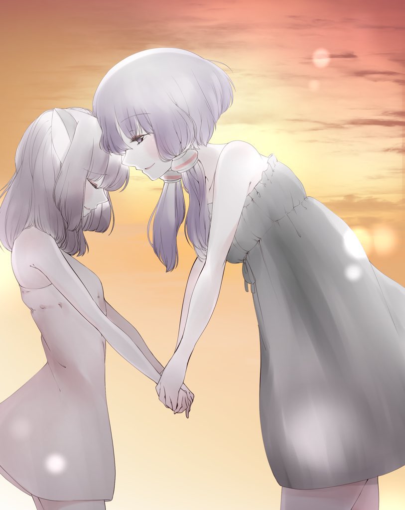 過去絵なんだけど
私自分が描く横顔結構好きなんだ 