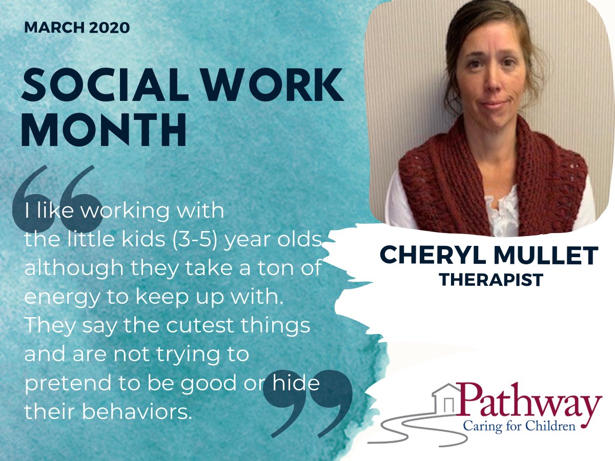 PathwayCfc's tweet photo. Cheryl is always patient and kind with the tiniest of Pathway clients who walk through our doors. #SocialWorkMonth #PathwayCFC https://t.co/MkxtmmIHSU
