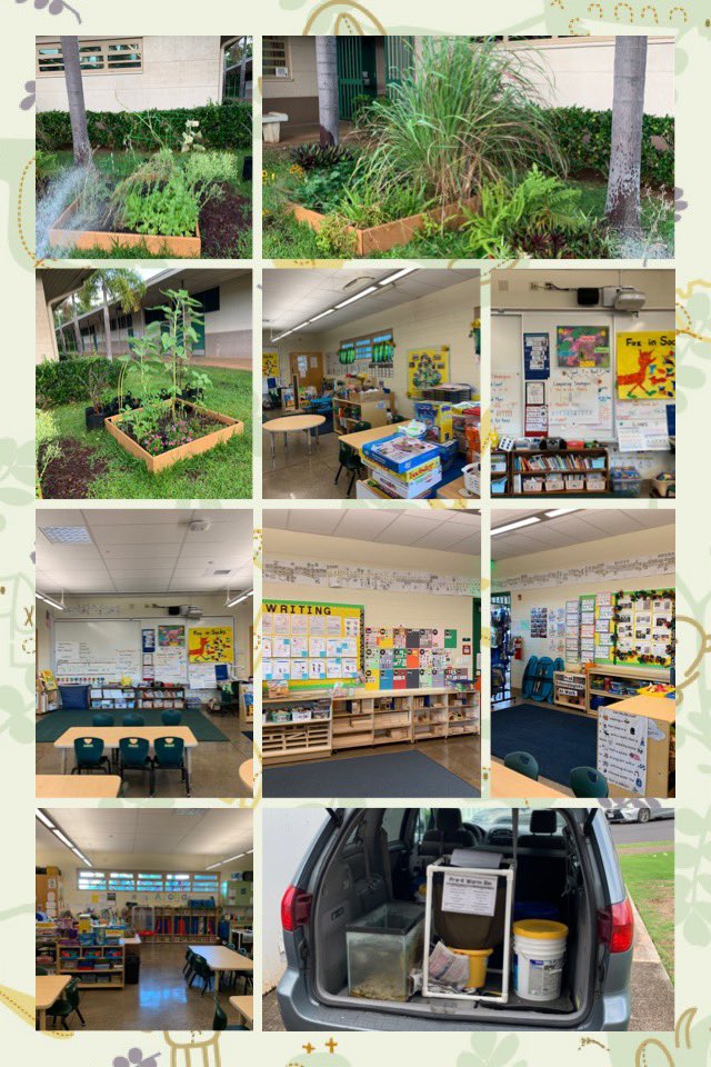 garciaakeyo's tweet photo. Yesterday I was able to go to my classroom and bring home the worm bin, fish tank, and some materials. I watered our garden beds but hope for some rain for the next few weeks. 

Already miss being in my room and seeing my students! https://t.co/bklC29heYS