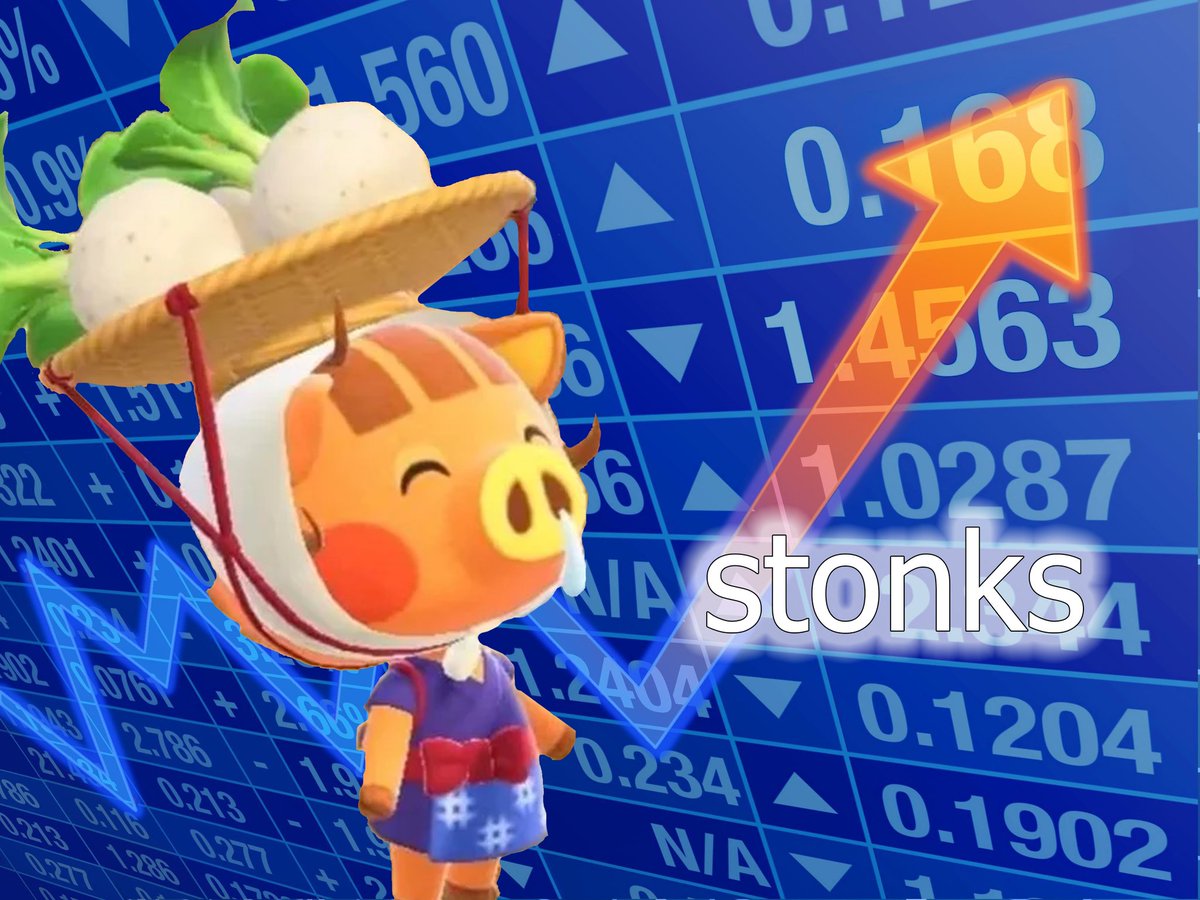 animal crossing in stock