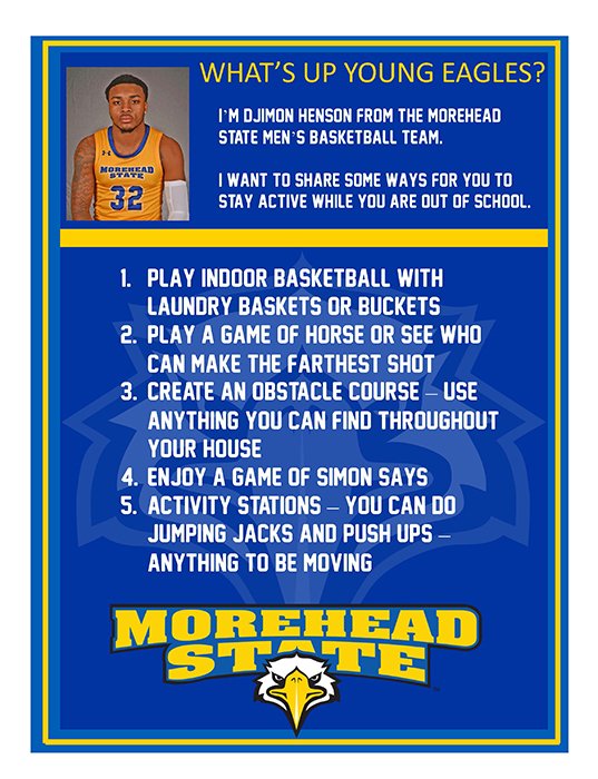 MSUEagles's tweet image. Kids from all across Rowan County are enjoying these at-home activities.

We invite everyone to join in with your kids too for some fun &amp;amp; enriching activities or try them out yourself.

@MSUEagles Athletics is here for our community in all times of need.