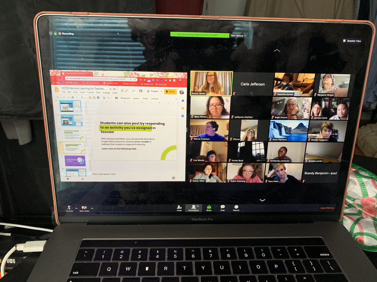 DCSDTechnology (@dcsdtransforms) on Twitter photo Over 50 <a href="/DCSD_SC/">DarlingtonCoSchools</a> K-2 Educators on <a href="/2ndtechteach/">Hanna Teal</a>’s Zoom session on <a href="/Seesaw/">Seesaw</a>! #dcsdtransforms Over 50 <a href="/DCSD_SC/">DarlingtonCoSchools</a> K-2 Educators on <a href="/2ndtechteach/">Hanna Teal</a>’s Zoom session on <a href="/Seesaw/">Seesaw</a>! #dcsdtransforms