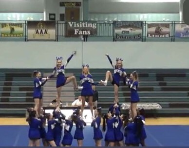 DuchesneCheer's tweet photo. #virtualspiritweek Day2: Favorite Competition memory action shot our PYRAMID! We worked so hard to increase difficulty, just wait till next year 🤩
#coedstunts #cheer #DHSCheer #competition https://t.co/xKTIodt7gE