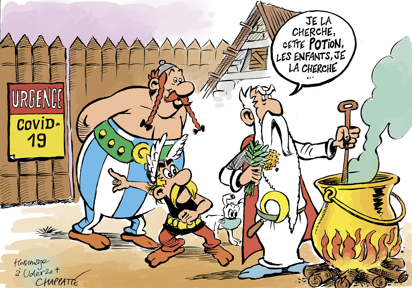 Didier Raoult Panoramix - Coronavirus Les Blagues Les Plus ...