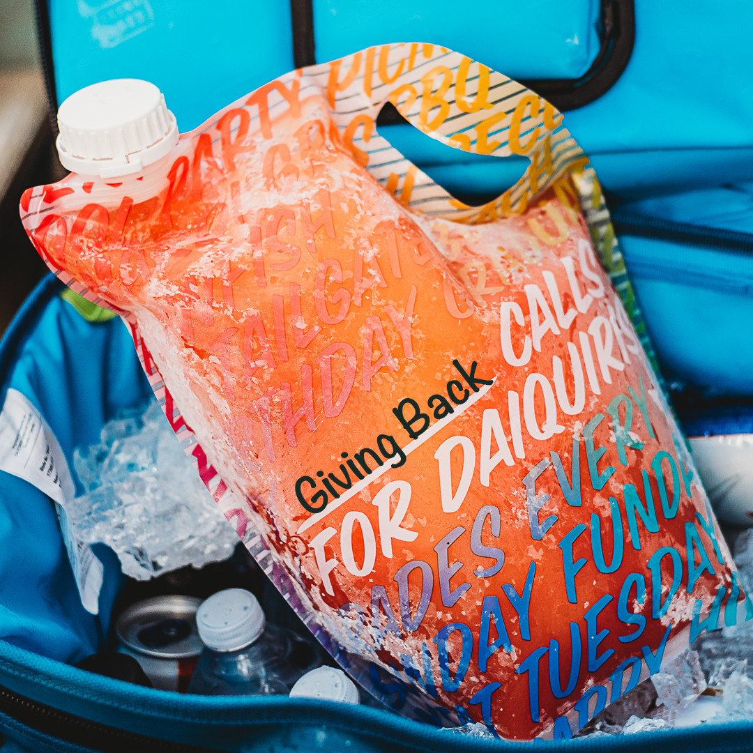 Giving Back Calls for DAIQUIRIS! Help us help others! Over the next 8 wks while our drive-thrus are open, we’ll donate a portion of our Gallons To Geaux sales to Gayle Benson Community Assistance Fund to help our great hospitality workers. Help us #FCOVID– one daiquiri at a time!