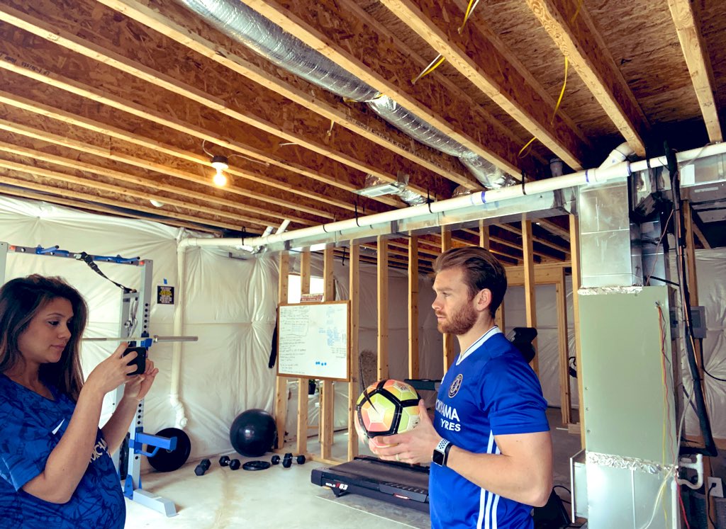 Day 2- Collaborating with Coach Rich by recording him to stay connected to his youth soccer players through virtual training <a href="/BAM_MS_Official/">Brambleton Middle</a> <a href="/BamCounselors/">BAM_Counselors</a> #BAMconnected #BAMFAM2020 #Climbtogether