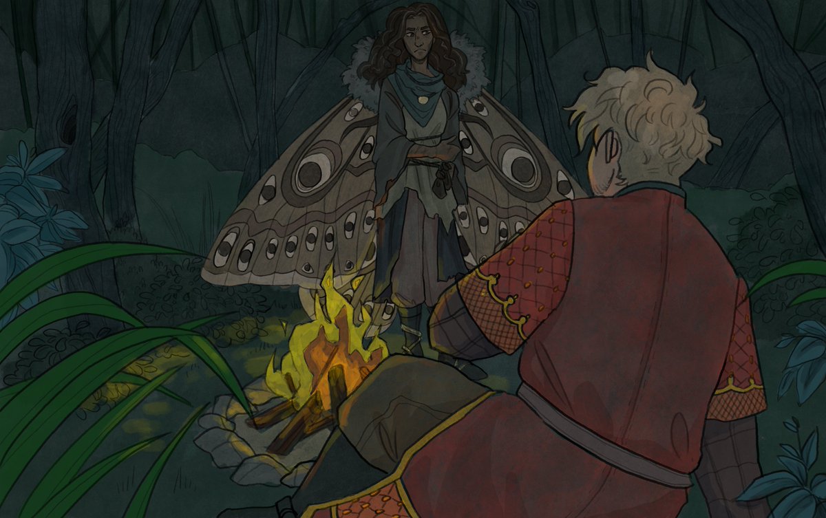 CursedAsparagus's tweet photo. So @DoilySpider wrote a great fairytale!AU for TMA (and lets face it we need it after THAT trailer) and i got inspired to draw fanart of it! https://t.co/HK9pv1BzCC