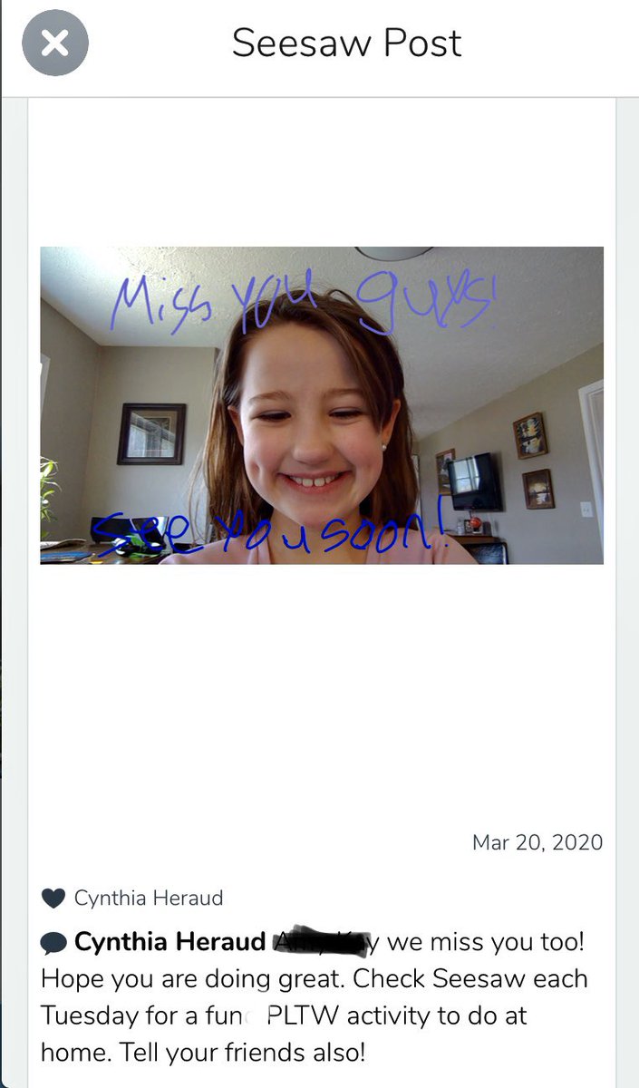 This seesaw post made my day! I miss all our kiddos <a href="/a2_allen/">A2Allen</a> #WeAreA2Allen <a href="/Seesaw/">Seesaw</a> <a href="/A2schools/">A2 Public Schools</a>