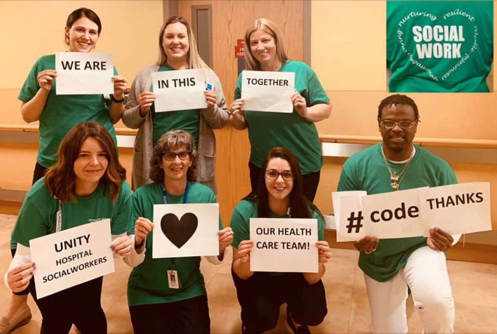 #ROC #codethanks <a href="/news10nbc/">News10NBC</a> Gratitude for healthcare workers.  We are in this together.  Unity Hospital!
