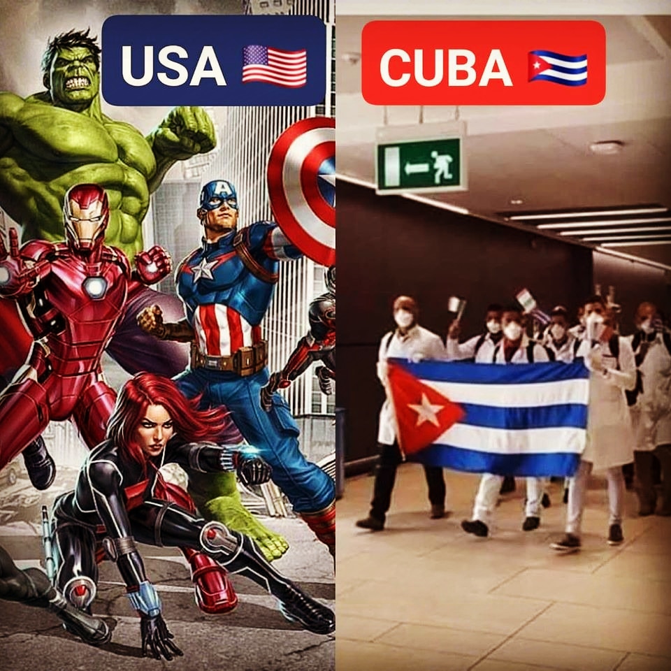 shpringle's tweet photo. Está tan bueno que no me lo puedo quedar para mí solita... #usavscuba #superheroesverdaderos #vicacuba #hastalavictoriasiempre #asere #finalbloqueoacubaya @PresidenciaCuba 💪🏽 https://t.co/8tnINS9ekm