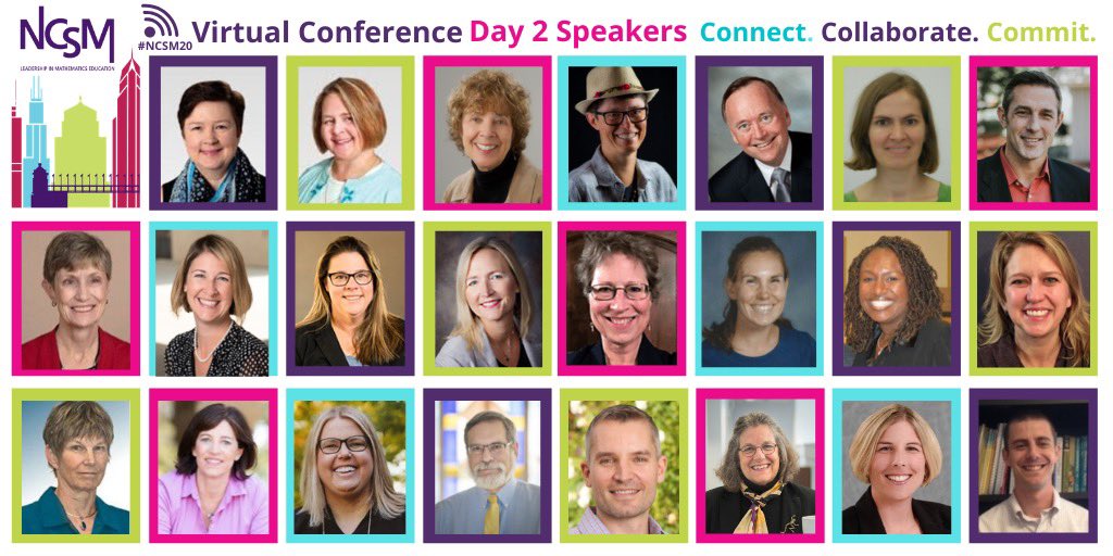 ....and here is the Day 2 Lineup for the Virtual Conference! Stay tuned for registration details #ncsm20 <a href="/saradelanomoore/">Sara Delano Moore</a> <a href="/PiBaker18/">Dr. Courtney Baker</a> @KnappMelinda <a href="/GailBurrill/">Gail Burrill</a> <a href="/thumbsupmath/">Jackie Palmquist</a> <a href="/patbaltzley/">Patricia Baltzley, Ed.D</a> <a href="/mathematize4all/">Rachel Lambert (look for me on sky now)</a> Karen Fuson Peg Smith Michael Belcher <a href="/JereConfrey/">Jere Confrey</a> Erin Krupa <a href="/amschneida/">Alyssa Schneider McAsey</a>