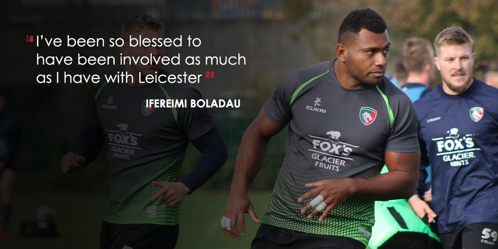 📰 British Army back-rower Ifereimi Boladau is the latest in a long line of military men to pull on a green, white and red shirt. Read more from 'Bola' about his time at Tigers ➡️ LeicesterTigers.com/news/ifereimi-…