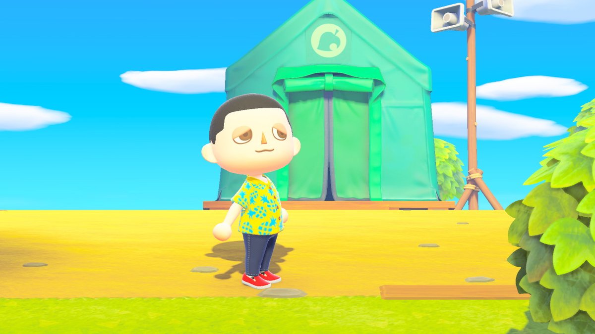 First day playing! #ACNH