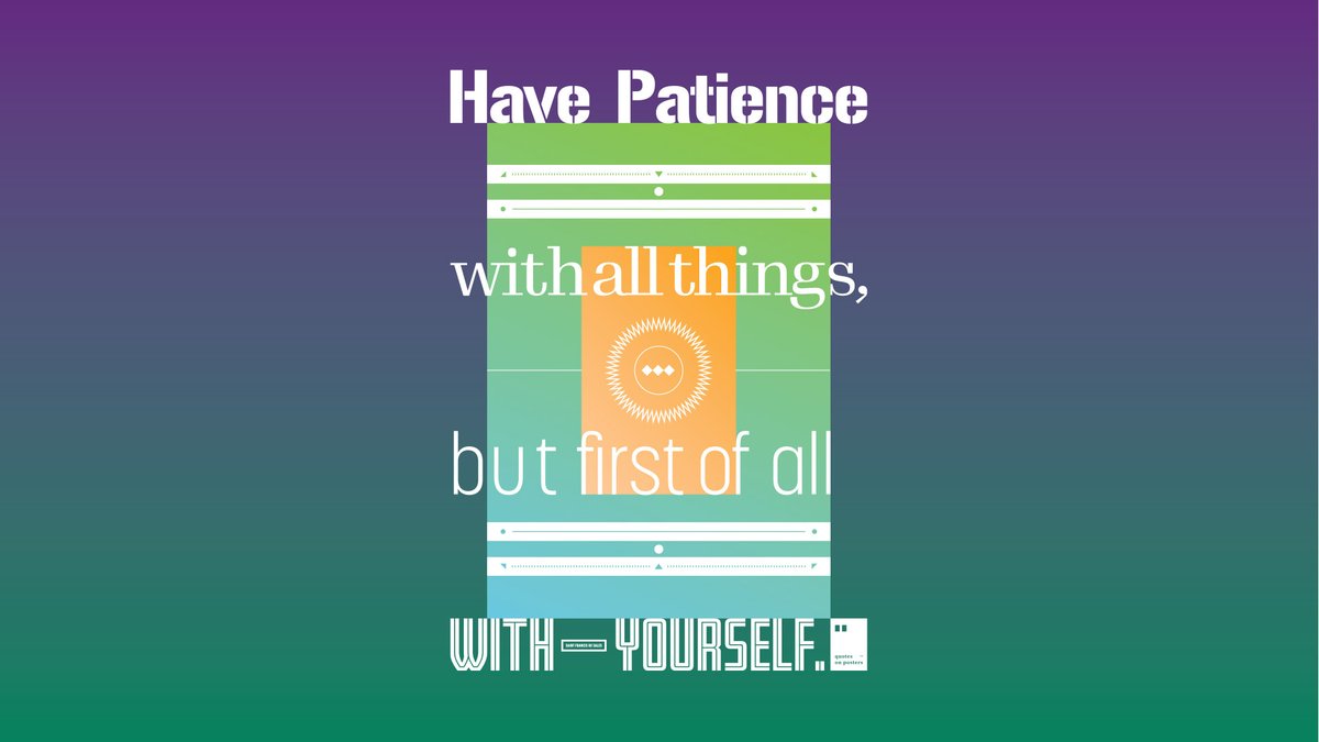 quotesonposters's tweet photo. This quote is from Saint Francis de Sales.

Do you keep disappointing yourself? Be patient and keep disappointing yourself. https://t.co/bfIxT6cjk5