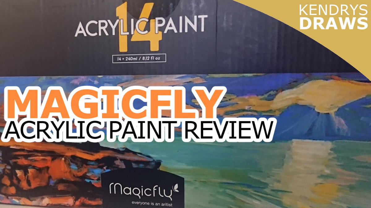Kendrysdraws's tweet image. Magicfly Acrylic paint review
youtu.be/gZlKdxnXErs
#magicfly #acrylic #paint #art #painting #review