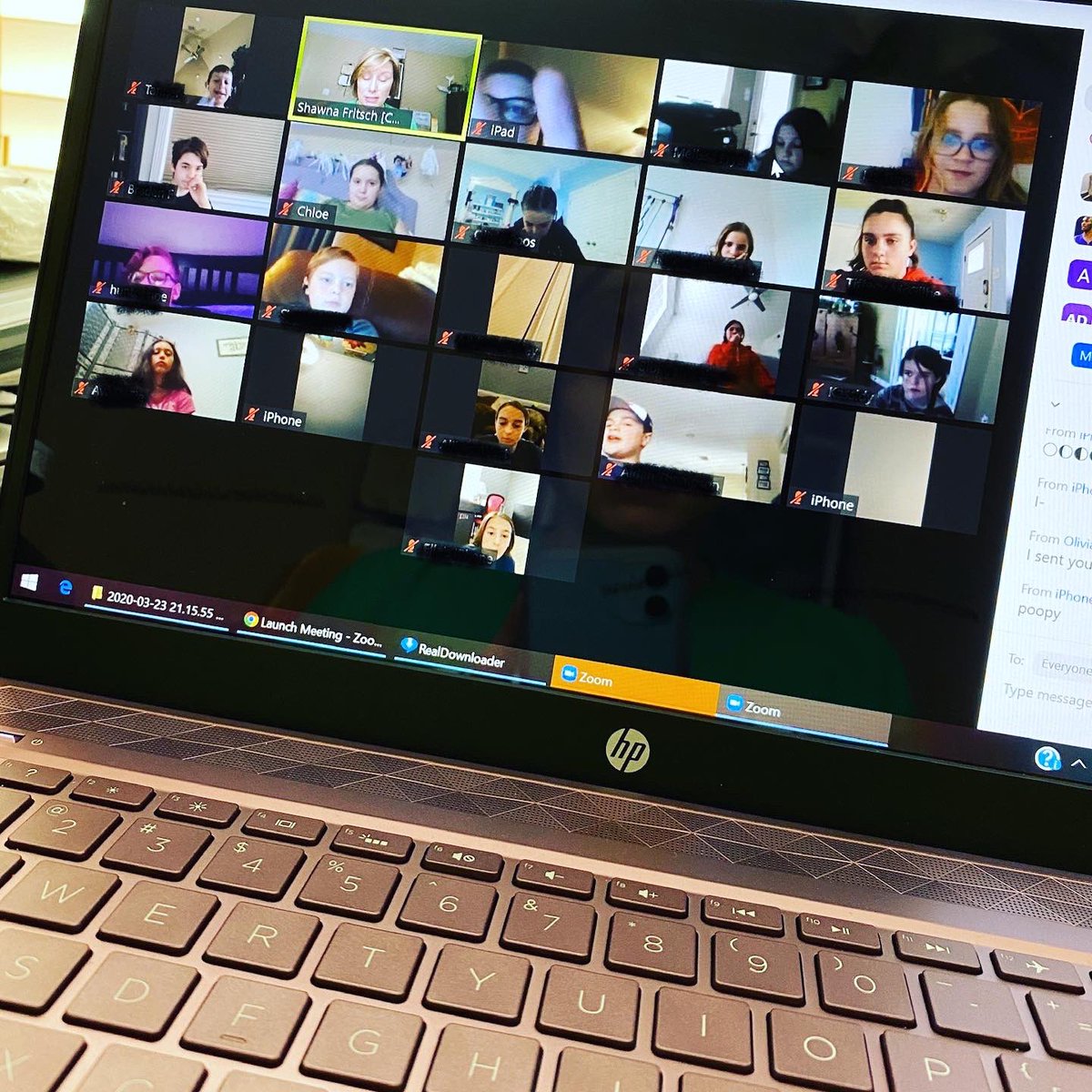 Soooo good to see your faces today!! Zoom for the win!! Theatre 2 and part of 6th grade Theatre today!  See the rest of you later this week. 🤩 <a href="/HumbleISD/">Humble ISD</a> <a href="/HumbleISD_CMS/">Creekwood Middle</a> #bethelight