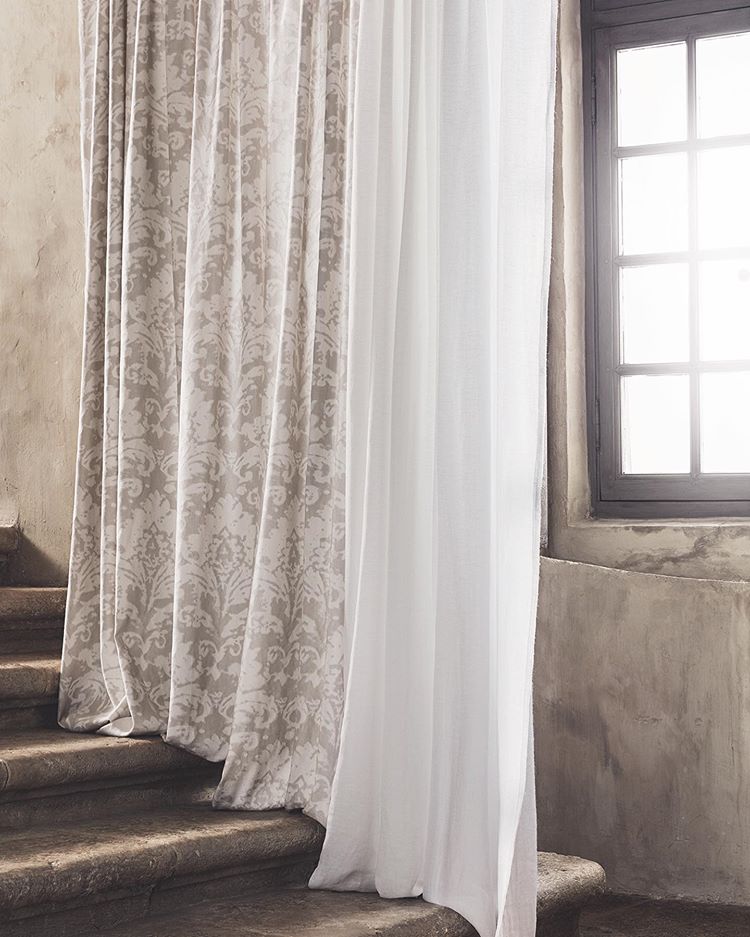 From @Romo_Fabrics, an ethereal collection of decorative, lightweight sheers and semi-sheers. The Okari collection is simply stunning. 
#washingtondesigncenter #interiordesign #sheercurtains #luxurydesign