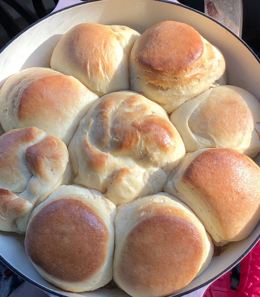 #Sourdough buttermilk biscuits fresh from the oven. Nothing beats the smell of yeast rising in the kitchen. #Bake authentic sourdough #bread at home using an all natural sourdough starter culture of wild yeast and bacteria from San Francisco wild-culture.com also on Amazon