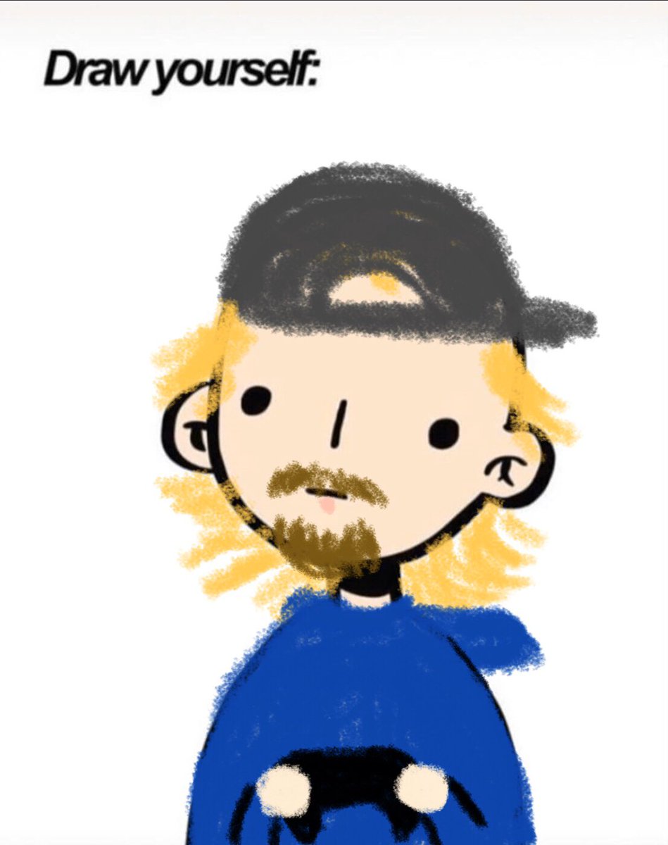 gray_gray64's tweet photo. Saw this on IG. Reply with yours if you’re bored! #DrawYourselfChallenge https://t.co/pLDC9x5P86