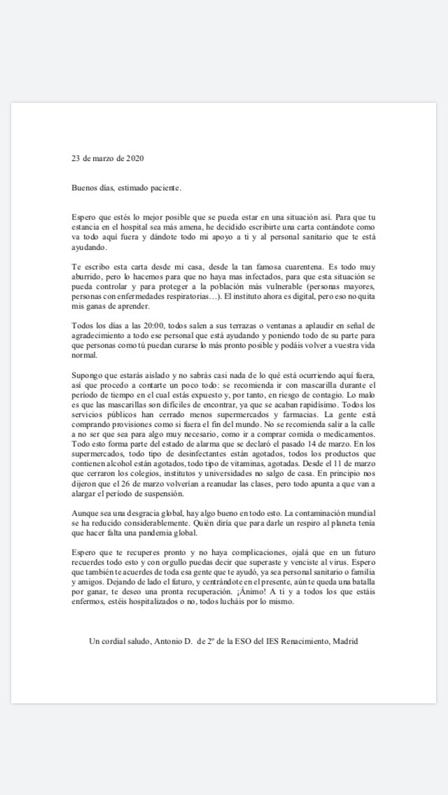 IESRENACIMIENT0's tweet photo. Todos los días vamos a publicar una carta, mensajes en una botella, donde lleguen serán cartas de amor en tiempos de Covid-19 @CEIMIHGUGM https://t.co/w52pHTeNxN