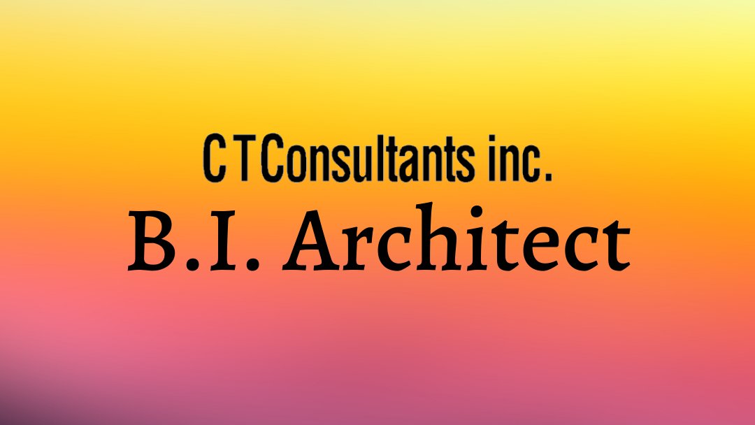 ctc_inc_ca's tweet photo. BI Architect, seven-month contract in Montreal. 

Architect BI, contrat de sept mois à Montréal. 

#business #Job 

https://t.co/I95iIDM7Xf https://t.co/qyYP8qiwHq