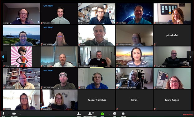PrintVis1's tweet photo. Virtual Partner Meeting 2020 is a wrap! Thank you to everyone who attended - it was high-spirited and packed with good information. #partners #PrintVis #msdyn365bc https://t.co/062e5HRIoL
