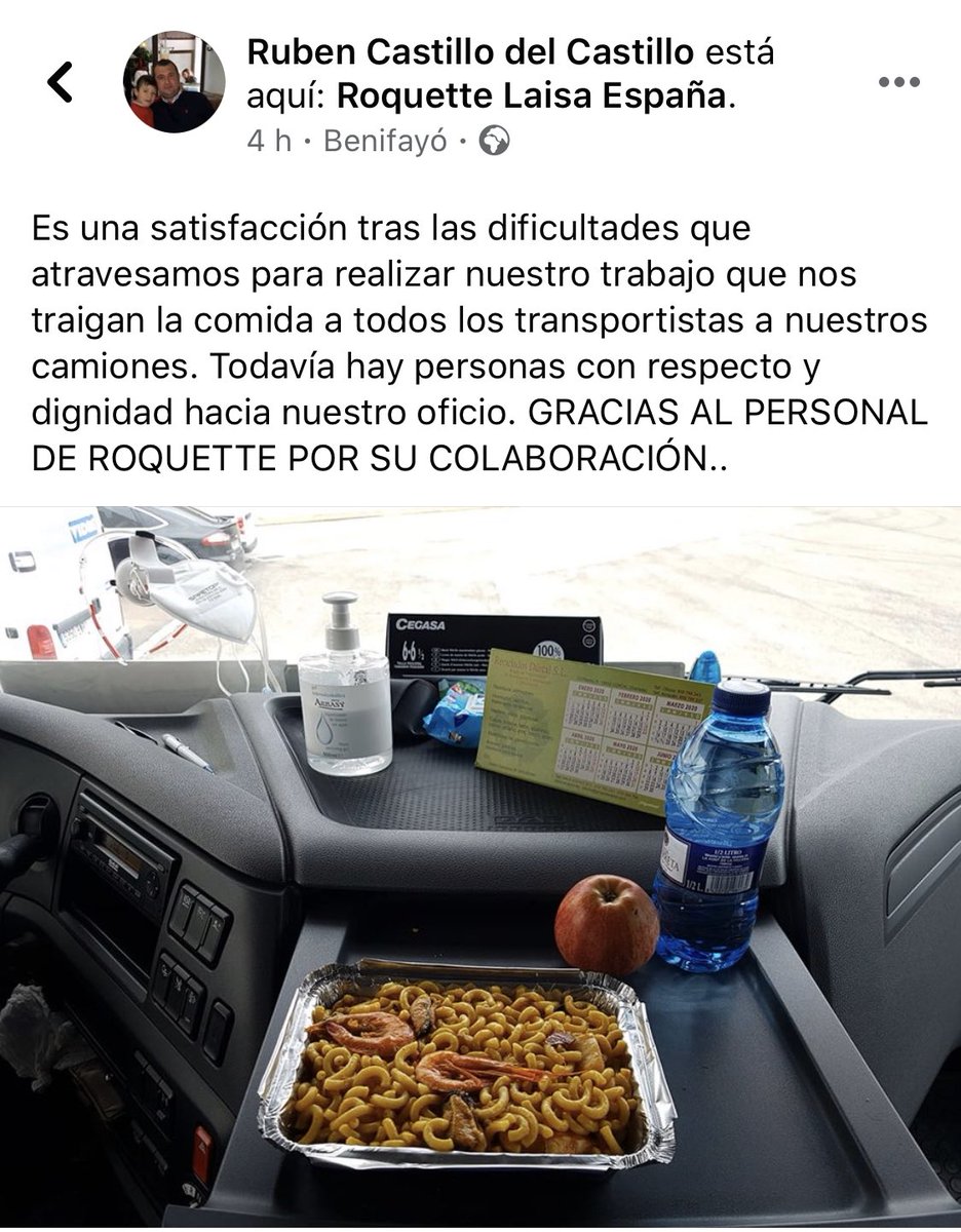 Todo nuestro soporte para el sector del transporte y su enorme trabajo en estos momentos tan difíciles.