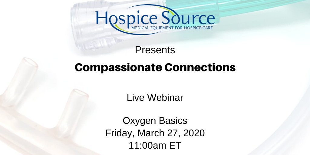 Mark your calendars for our next webinar, this Friday, March 27th! Register here: bigmarker.com/hospice-source…
#webinar #education #hospice #hospicecare #hospiceeducation