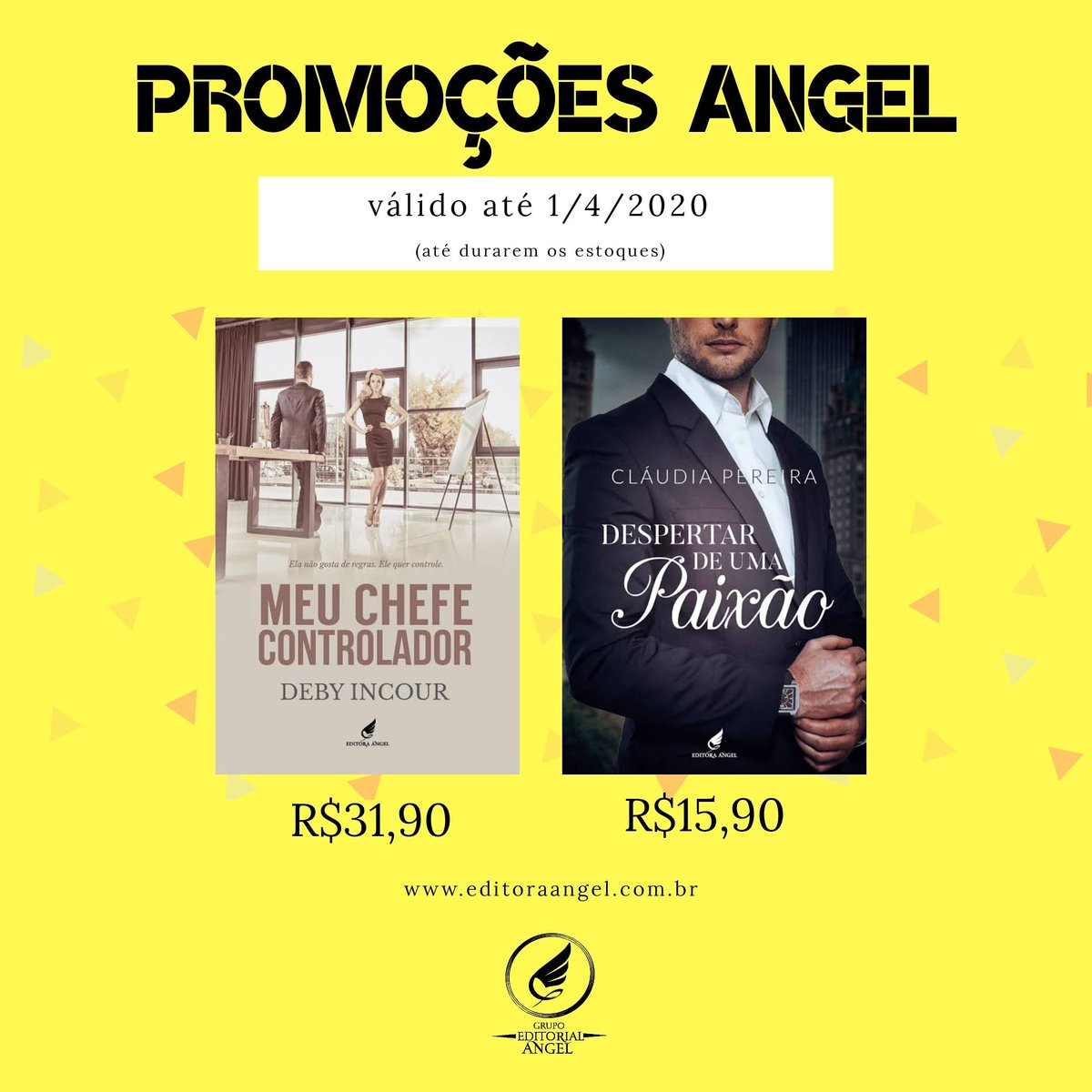 editoraangel's tweet photo. E tem promoções em nosso site que vocês não podem perder. Aproveitem para ficarem atentos as nossas redes sociais e não perderem nenhuma. 😉📚
https://t.co/LBAtIiOSVZ https://t.co/xe3RNLyf4j