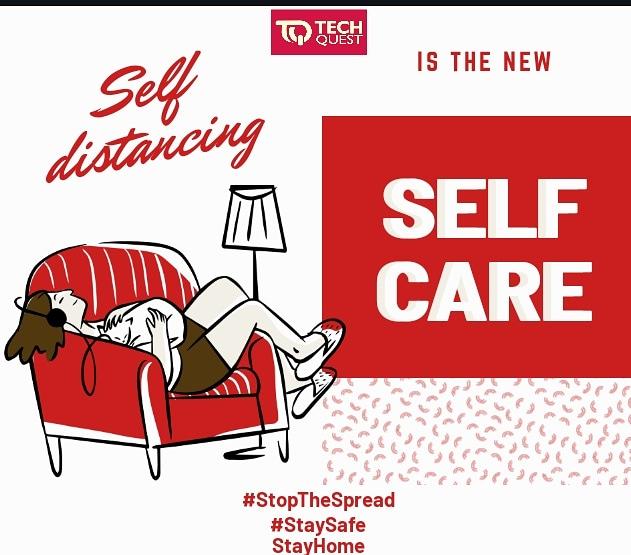 techquestcamp's tweet photo. Stay home, stay safe.

The fastest way to spread the Covid-19 virus is when individuals carrying the virus (showing symptoms or not) interact with others.

Avoid handshakes, hugs and kisses.

Practice social distancing.

.... https://t.co/lKHQoy3kYe