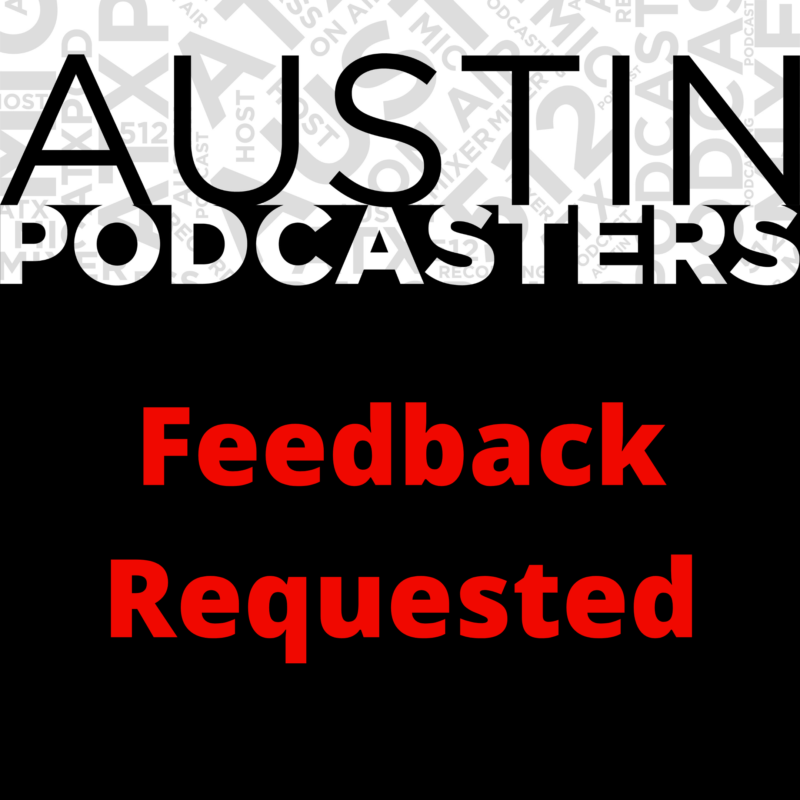 austinpodcaster's tweet photo. Webinar &amp; Virtual Session Feedback
#survey #austinpodcasters https://t.co/2aCYOwV0qR https://t.co/1EQrJzrXJs