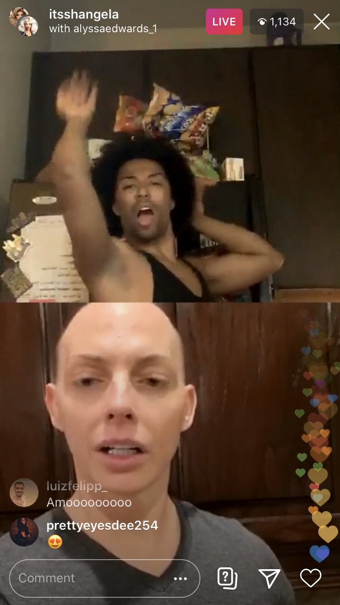 aleebabee's tweet photo. The content @itsSHANGELA and @AlyssaEdwards_1 gave us last night. #iconiclegends https://t.co/Z3Kjr6F0y0