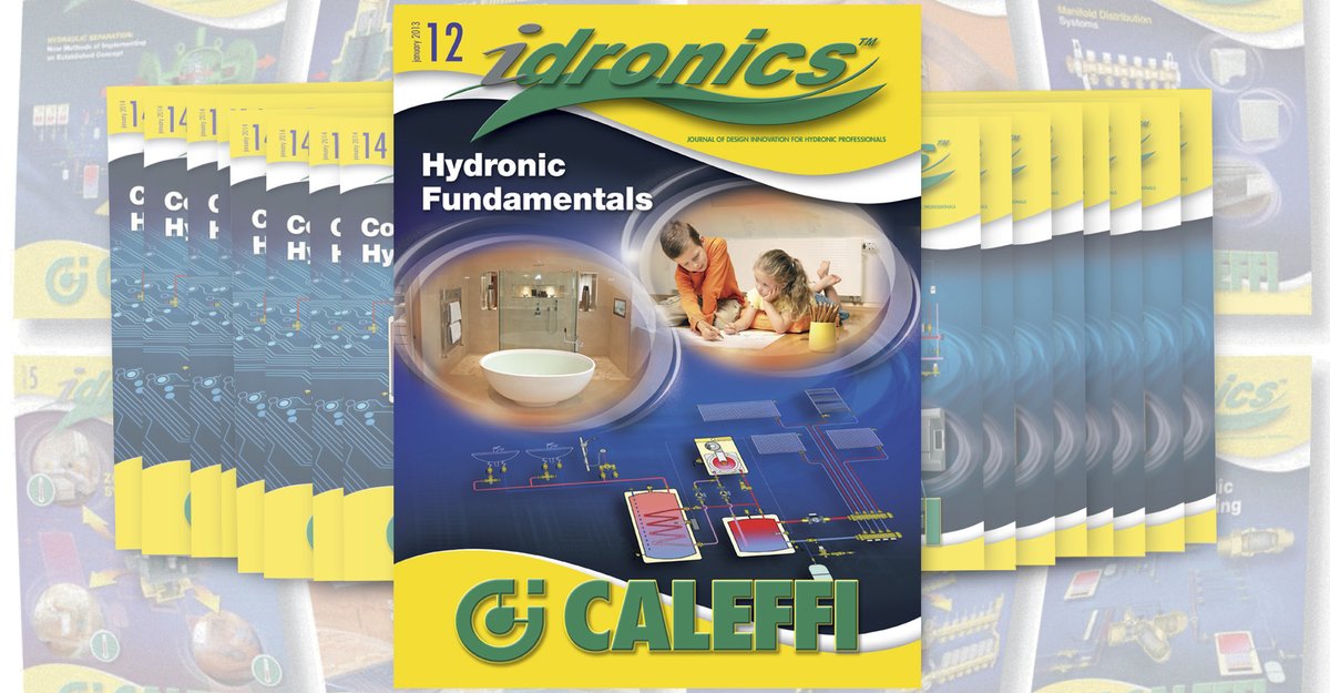 Caleffius's tweet photo. Sometimes it's good to start at the beginning. Check out the 12th edition of #idronics to start learning all about #hydronics.
https://t.co/Y6rW9RbiK0 https://t.co/RSKD1b7nOD