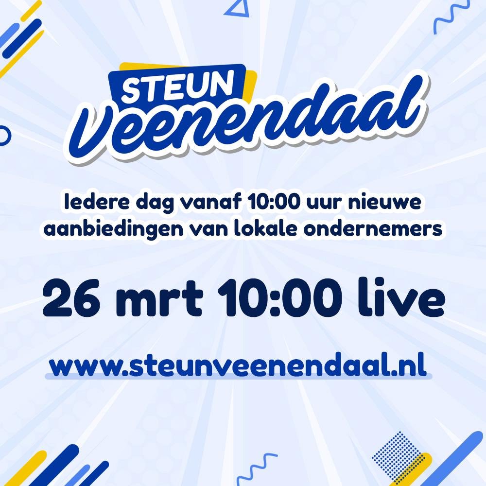 Binnenkort start dit initiatief waarmee we Veense ondernemers willen steunen om hun bedrijf in deze moeilijke tijd nog enigszins draaiend te kunnen houden. Wil je, als je uit Veenendaal komt, dit bericht delen? Zodat zoveel mogelijk mensen er straks gebruik van kunnen maken. ❤️💪