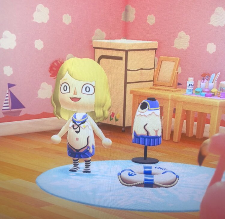 Lewdzin's tweet photo. Okay, my Animal Crossing character is DONE! #AnimalCrossing #shimakaze https://t.co/Umoxun6xPk