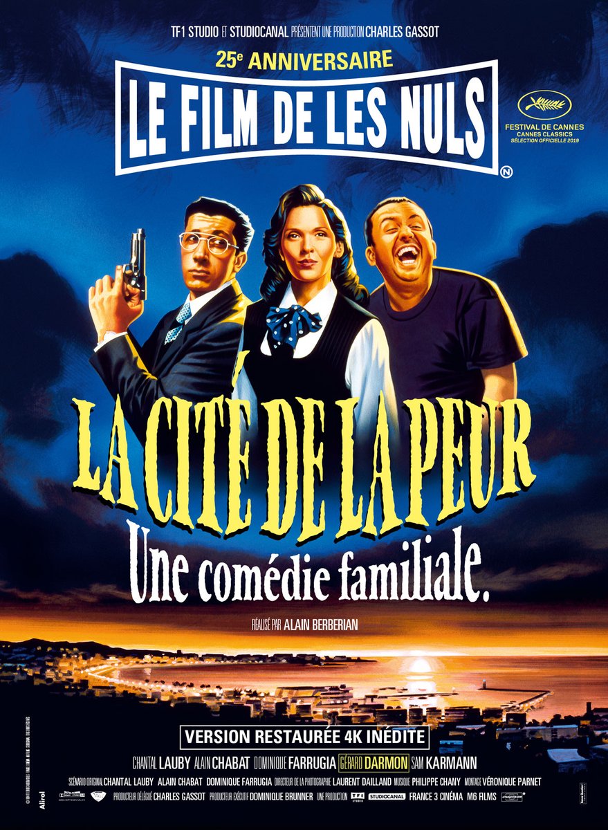 05-La cité de la peurHilarant. N'a pas volé son titre d'une des meilleures comédies françaises de l'histoire, et quasiment toutes les blagues ont marché sur moi. Les acteurs contribuent à l'hilarité du film, SURTOUT Gérard Darmon. ½/5