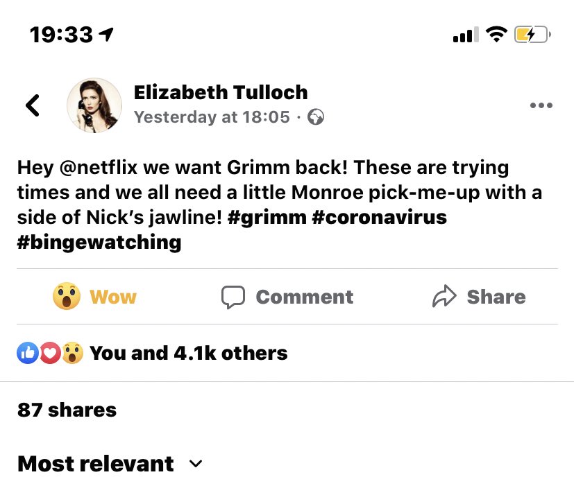 ThattOneLass's tweet photo. @NetflixUK #Grimm https://t.co/SyQUbsY38e