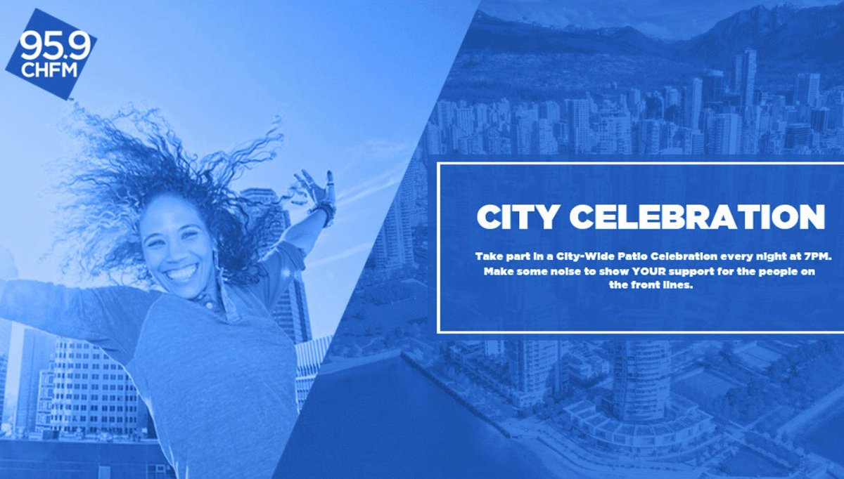 Let’s do our part, and cheer on all of our health care workers and essential service providers! At 7pm tonight, go out on your balconies, or decks and cheer and clap for all of our essential service workers! We are in this together! #strongertogether #essentialservices #support