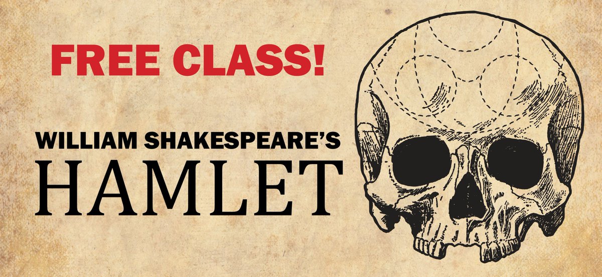 chesapeakeshake's tweet photo. *BIG NEWS* Our Critical Analysis class for HAMLET is going online for FREE beginning Monday through Zoom. For more information or to register, visit https://t.co/rZ3Pq6WIzK https://t.co/slFBqq6QNZ