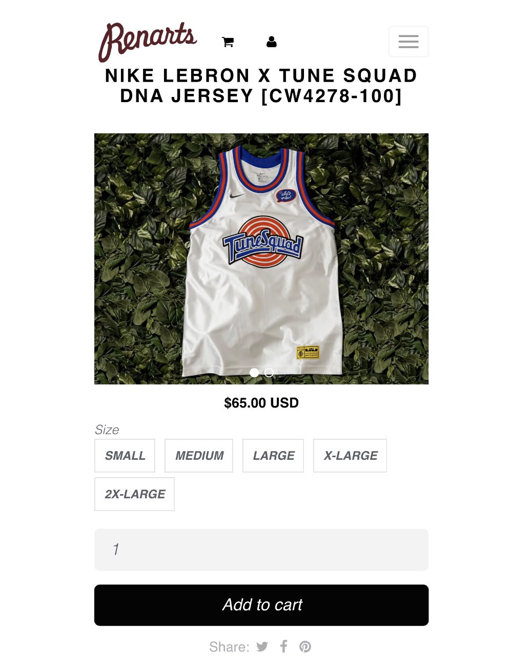 lebron x tune squad dna jersey